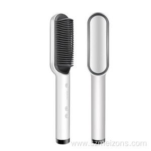 Hair Straightener Brush No Heat Electric Permanent